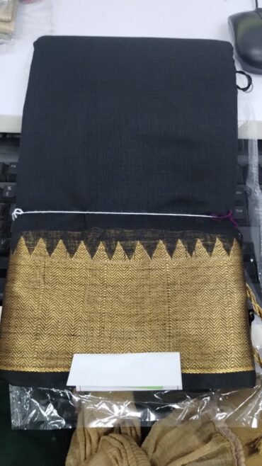 Lathika 380-A Black Colour Fancy Cotton CM1462935