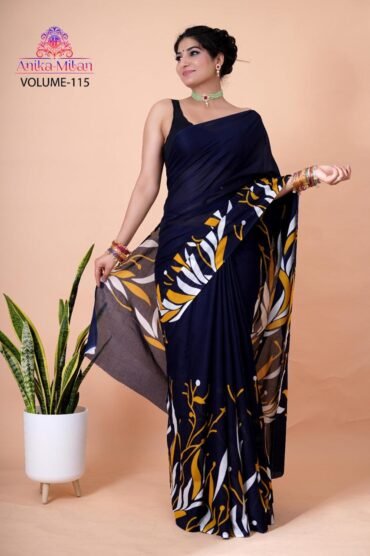 Anika 09655-A Red, Navy Blue,Blue Color MulMul Cotton CM1459201