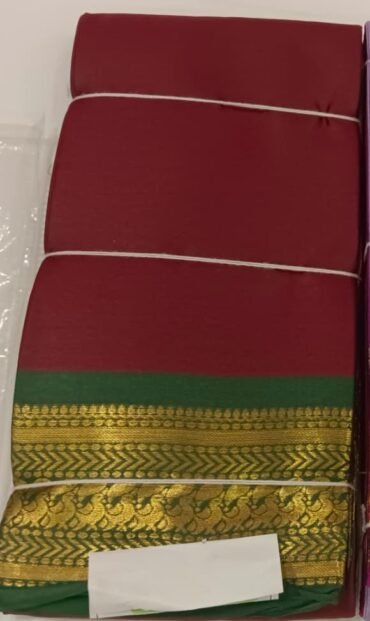 kalyani 09400-B Meroon Color banaras Saree CM-1455211