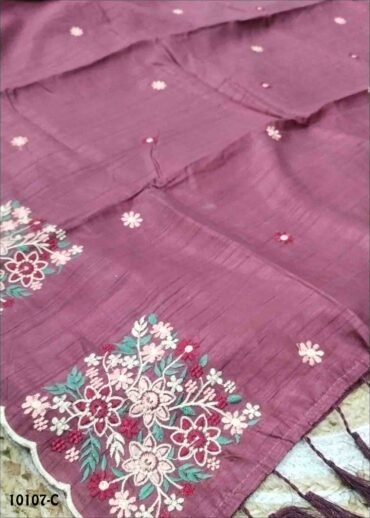 Vidya -10107-C  Onion Pink Color Fancy Cotton Saree CM1490758 (LR6C)