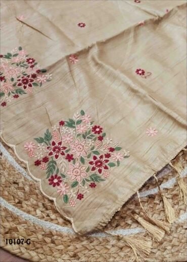 Vidya -10107-G  SandalTan Color Fancy Cotton Saree CM1490758 (LR6C)