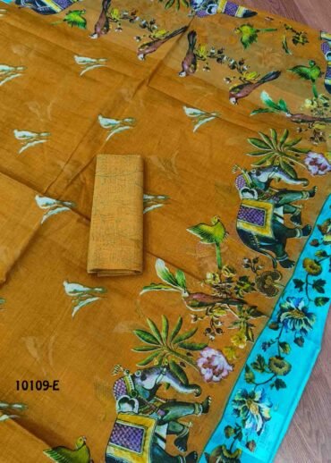 Rani -10109-E  Mustard Color Pure Cotton Saree CM1482747 (RR1C)