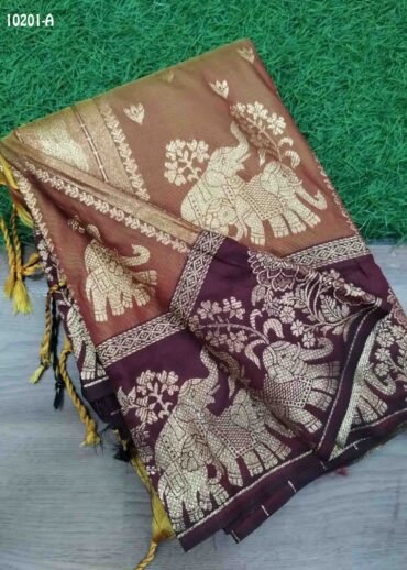 Srilakshmi -10201-A  Mustard Color Traditional Banaras Saree CM1471019 (LR1B)