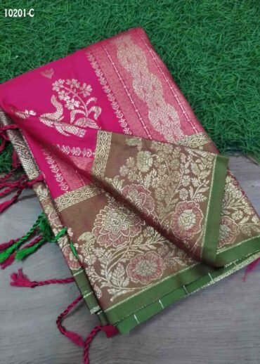 Srilakshmi -10201-C  HotPink Color Traditional Banaras Saree CM1471019 (LR1B)