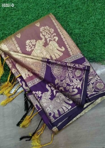 Srilakshmi -10201-D  LightPurple Color Traditional Banaras Saree CM1471019 (LR1B)