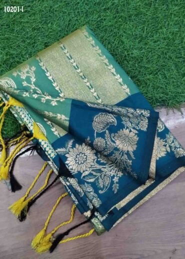 Srilakshmi -10201-I  CelesteGreen Color Traditional Banaras Saree CM1471019 (LR1B)