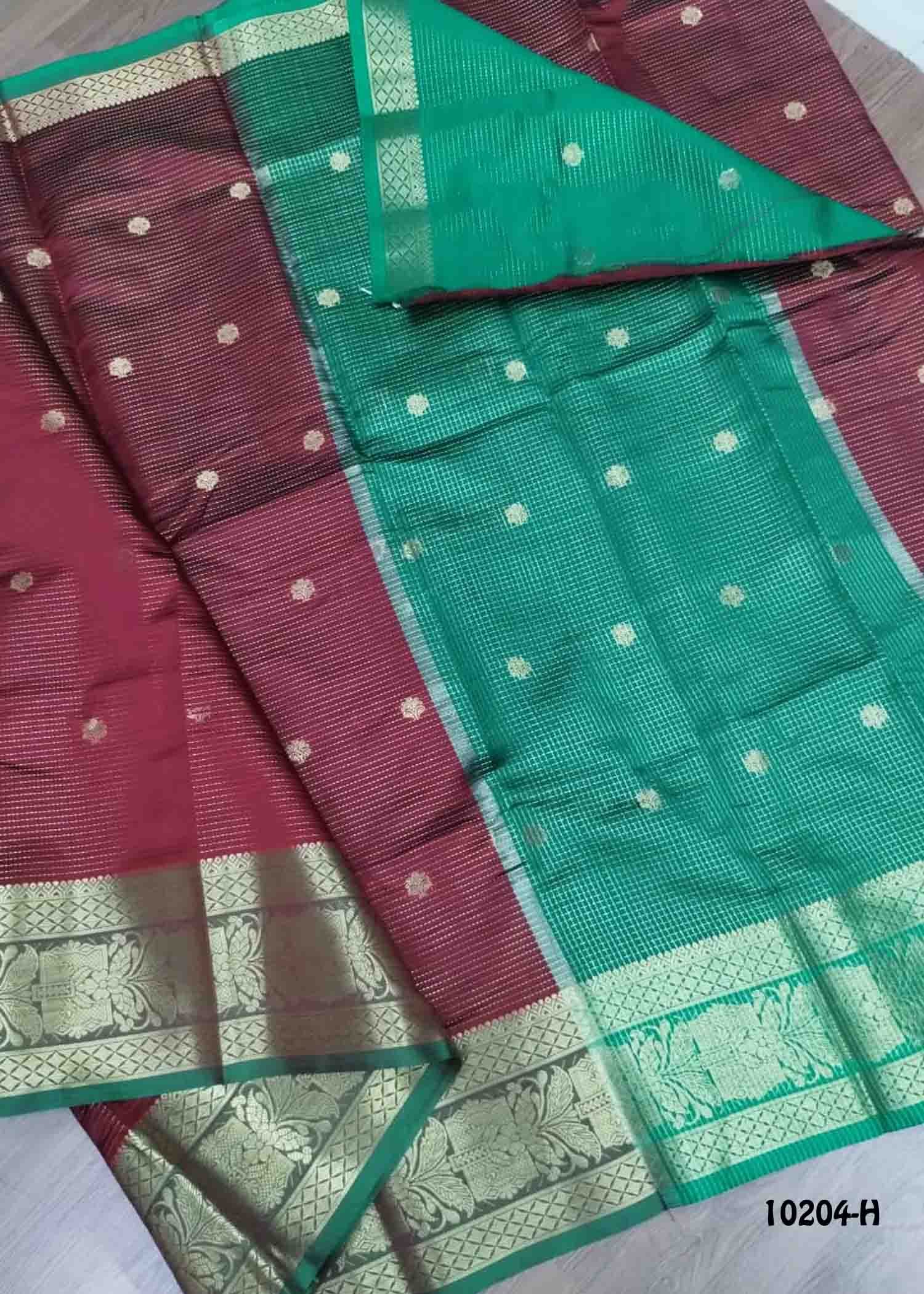Amirtha -10204-H Maroon Color Traditional Chanderi Saree CM1486291 (RR6D)