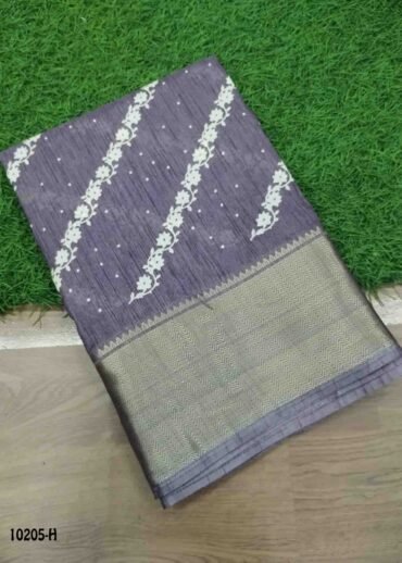 Yazhini -10205-H  DoveGrey Color Trendy Dola Silk Saree CM1476583 (LR1D)