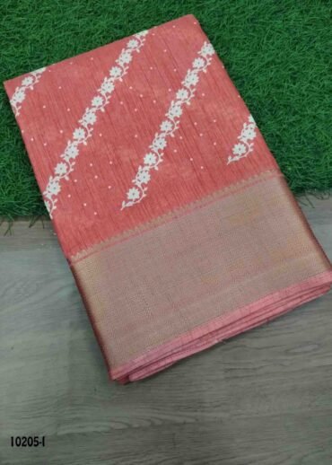 Yazhini -10205-I  Peach Color Trendy Dola Silk Saree CM1476583 (LR1D)