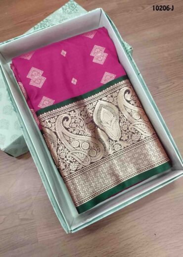 Dhanalakshmi -10206-J  DarkPink Color Traditional Semi-Pattu Saree CM1458605 (RR6C)