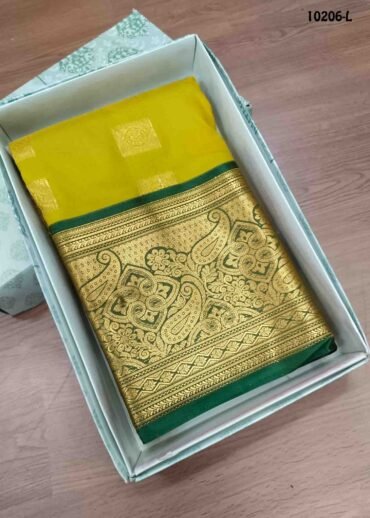 Dhanalakshmi -10206-L  TeaGreen Color Traditional Semi-Pattu Saree CM1458605 (RR6C)