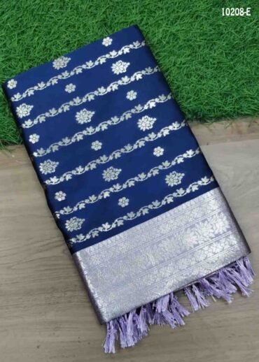 Kavini -10208-E Navyblue Color Trendy Banaras  Saree CM1474731 (LR1C)