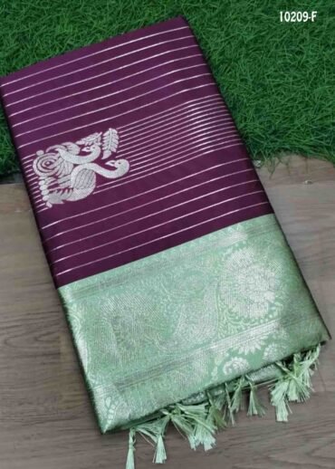 Aruvi -10209- F Purple Color Trendy Banaras  Saree CM1464445 (LR1C)