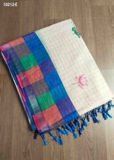 Akshara - 10212-E  Tan Color Trendy Linen Cotton Saree CM1476325 (LR1B)