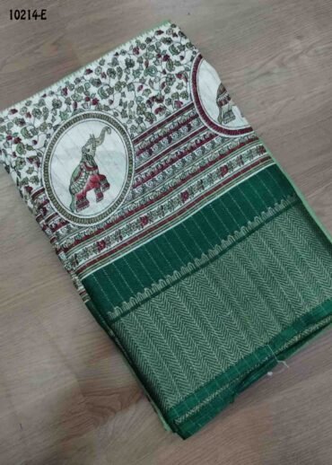 Akila - 10214-E  SageGreen Color Trendy Dola Silk Saree CM1476446 (LR2B)