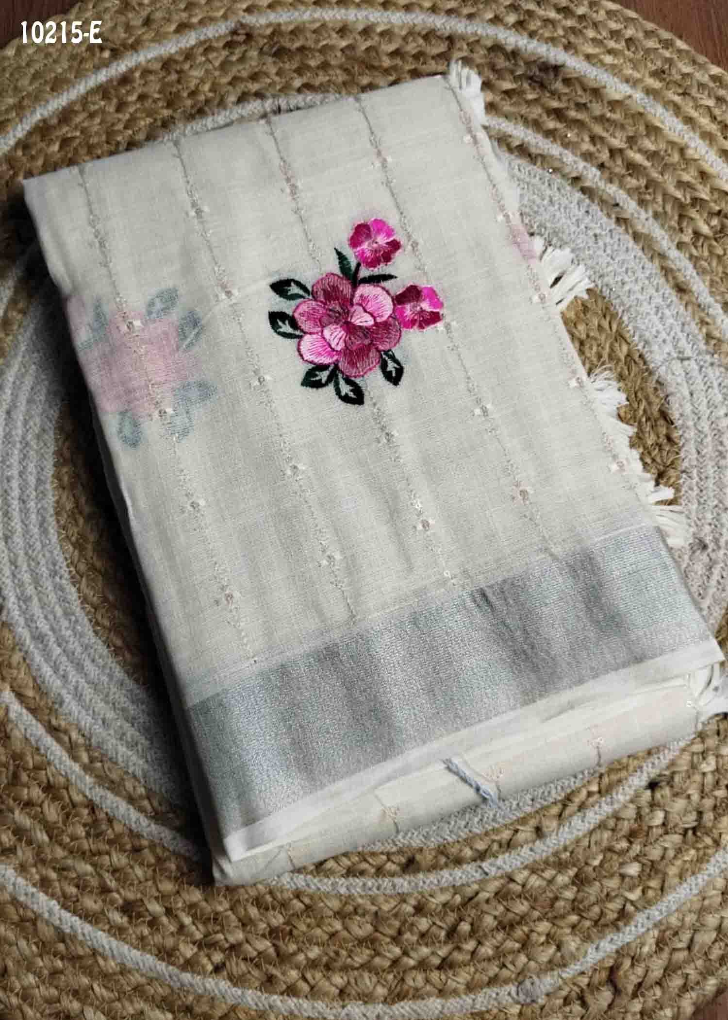 Ananya - 10215-E Tan Color Trendy Linen Cotton Saree CM1476415 (LR2B)