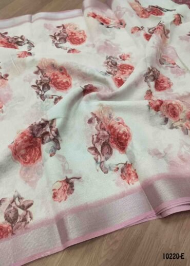 Aishwarya - 10220-E  Peach Color Trendy Mixed Cotton Saree CM1481557 (LR2D)