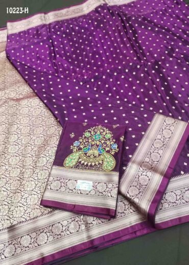 Mahalakshmi - 10223-H  Purple Color Traditional Banaras Silk Saree CM1466606 (LR3C)