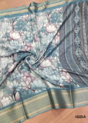 Abirami -10225-A  Grey Color Trendy Dola Silk Saree CM1468312 (LR3B)