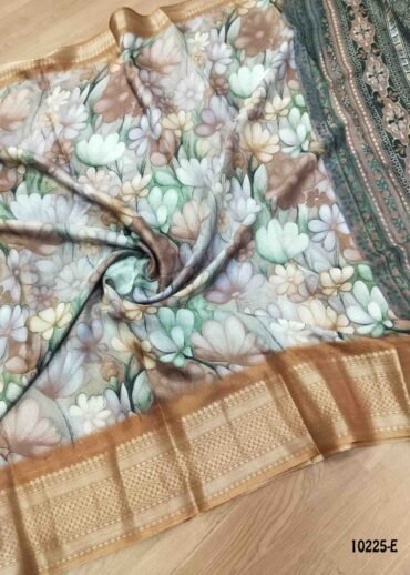 Abirami -10225-E  Brown Color Trendy Dola Silk Saree CM1468312 (LR3B)