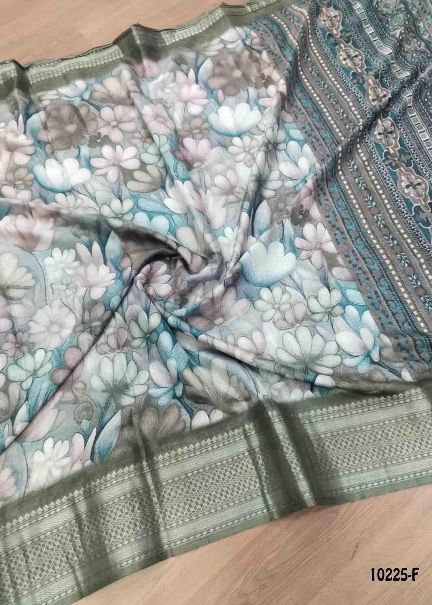 Abirami -10225-F Grey Color Trendy Dola Silk Saree CM1468312 (LR3B)