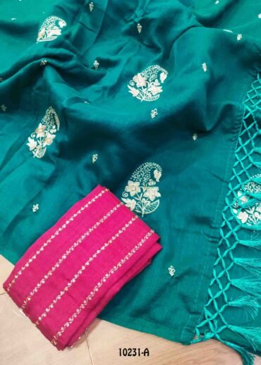 Damayanthi -10231-A  PineGreen Color Excellent Vichithra Saree CM1478251 (LR3D)