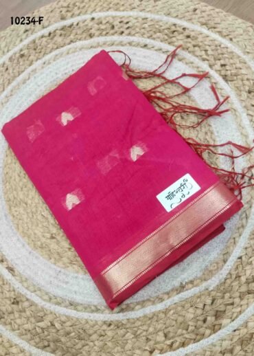 Jayashree -10234-F  HotPink Color Semi-Kalyani Cotton Saree CM1486099 (LR3D)