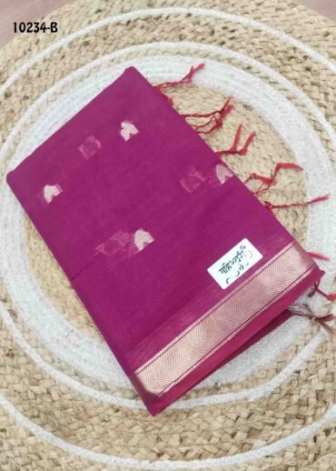 Jayashree -10234-B  Magenta Color Semi-Kalyani Cotton Saree CM1486099 (LR3D)