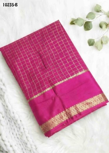 Jessica -10235-B  RaniPink Color Excellent Viscose Georgette Saree CM1486045
