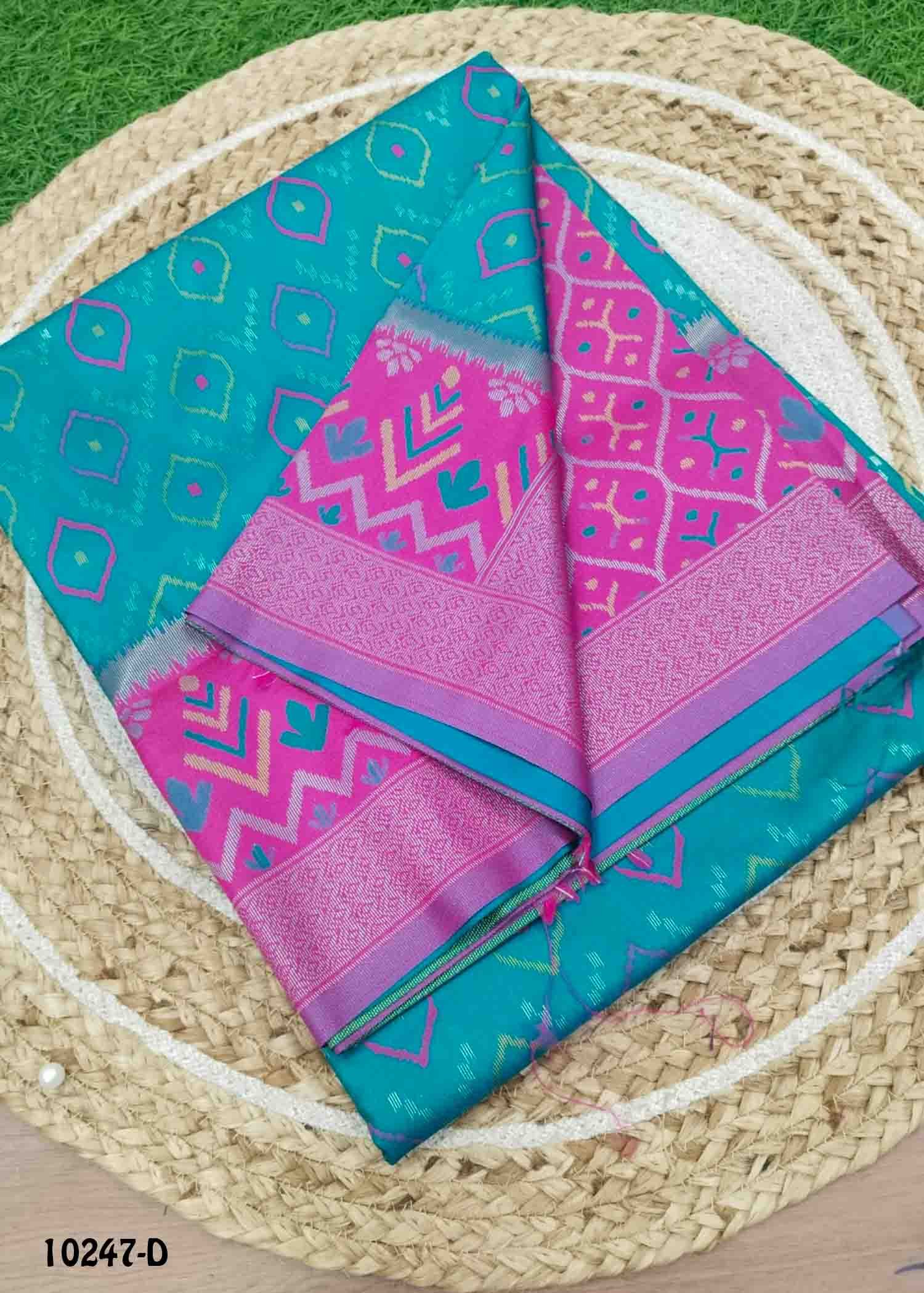 Kasthuri -10247-D PineGreen Color Traditional Pochampally Saree CM1488123 (LR5B)
