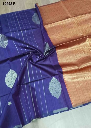 Aruzhshini -10248-F  InkBlue Color Traditional Chanderi Silk Saree CM1474685 (LR4C)