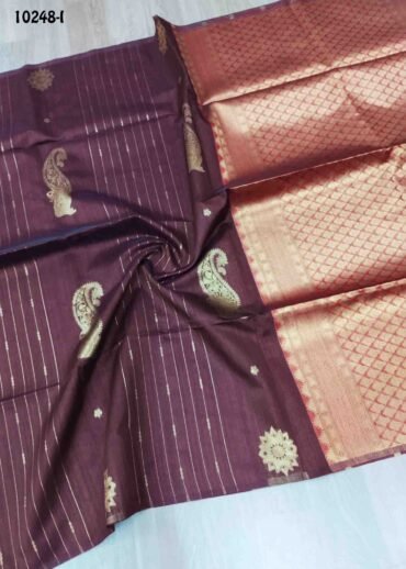 Aruzhshini -10248-I  DarkMaroon Color Traditional Chanderi Silk Saree CM1474685 (LR4C)
