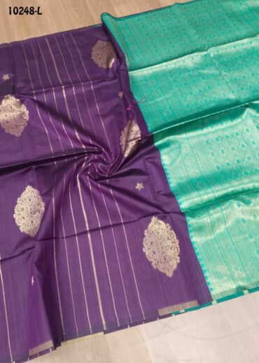 Arudhra -10248-L  DarkPurple Color Traditional Chanderi Silk Saree CM1474685 (LR4C)