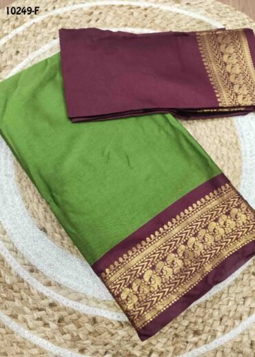 Migazha -10249-F  Green Color Traditional Aura Silk Saree CM1474792 (LR4B)