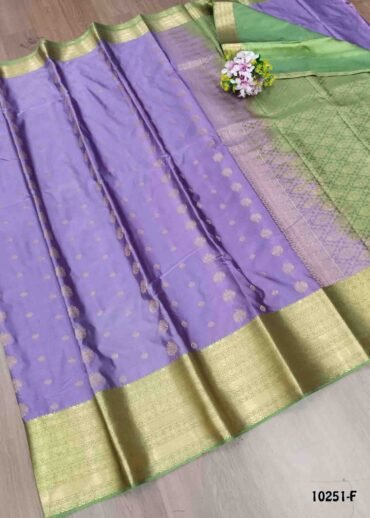 Anisha -10251-F Lavander Color Traditional Semi Soft Silk Saree CM1486051 (LR4E)