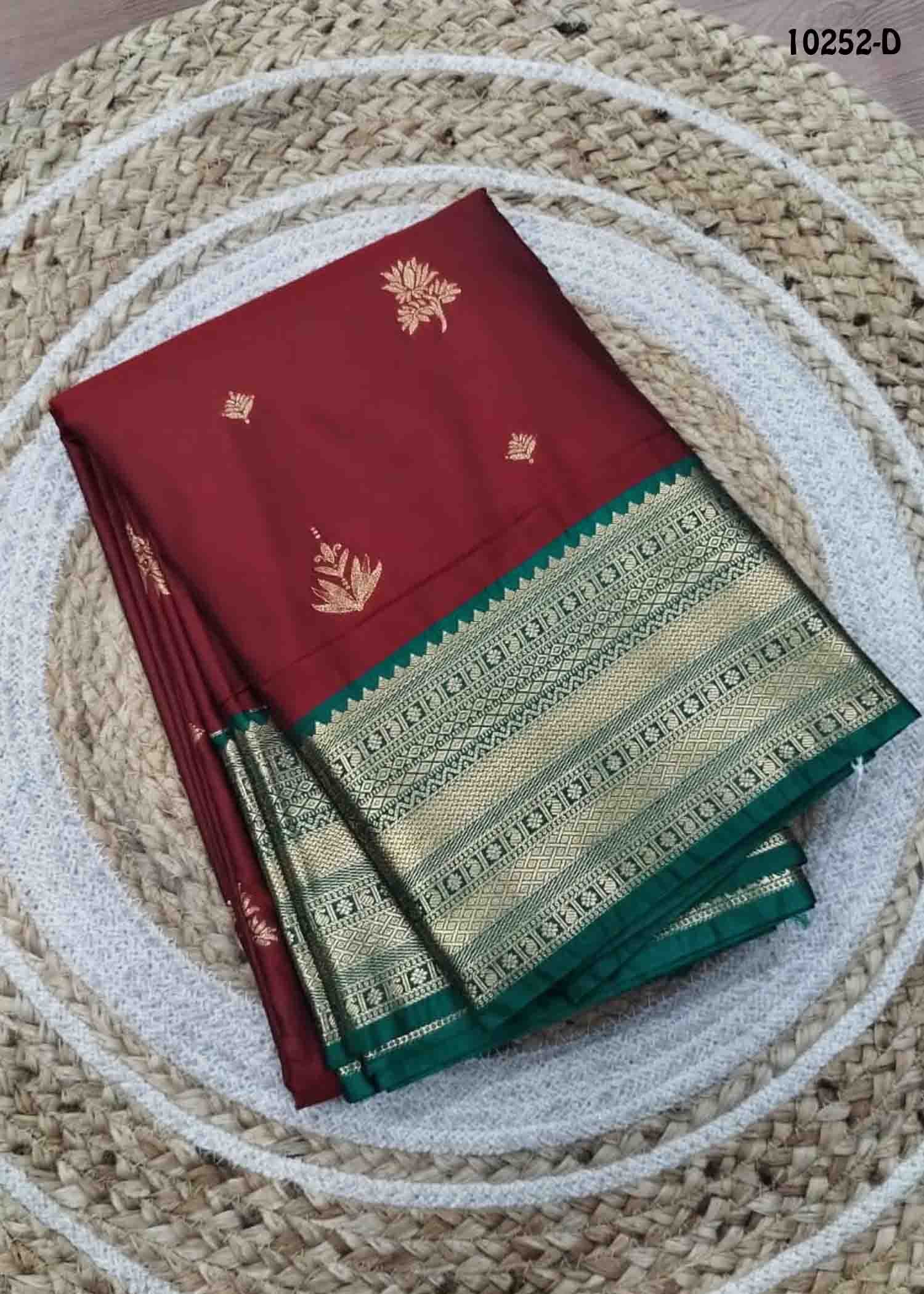 Rajeshwari -10252-D Maroon Color Traditional Semi Soft Silk Saree CM1486049 (LR4E)