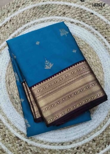 Rajeshwari -10252-F  Peacockblue Color Traditional Semi Soft Silk Saree CM1486049 (LR4E)