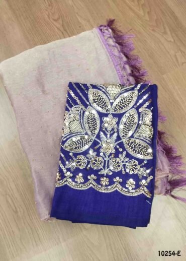 Gopisri -10254-E  LightPurple Color Trendy Space Silk Saree CM1474454 (LR4E)