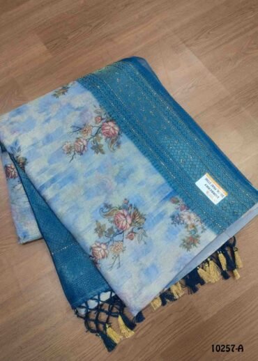 Lalitha -10257-A LightBlue Color Traditional Chanderi Silk Saree CM1489286 (LR3E)