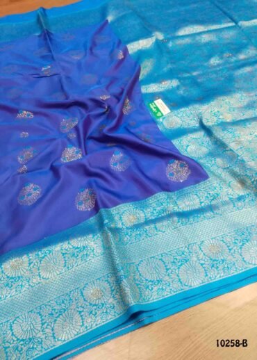 Danvanthiri -10258-B  InkBlue Color Traditional Semi-Soft Silk Saree CM1486611 (LR3E)