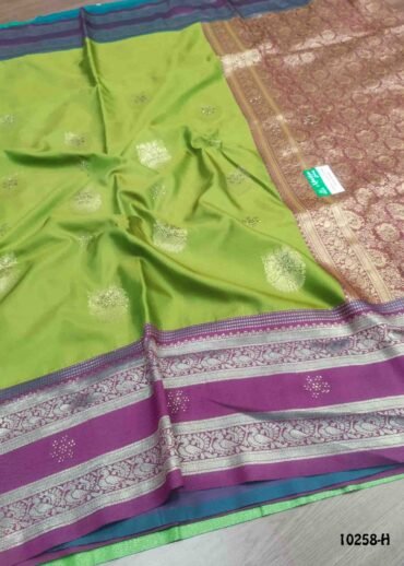 Danvanthiri -10258-H TeaGreen Color Traditional Semi-Soft Silk Saree CM1486611 (LR3E)