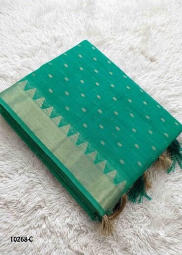 Swetha -10268-C Cyan Color Excellent Fancy Cotton Saree CM1477676 (RR3C)