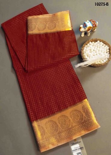 Vanitha -10275-B  Maroon Color Traditional Crepe Silk Saree CM1475739 (RR1D)