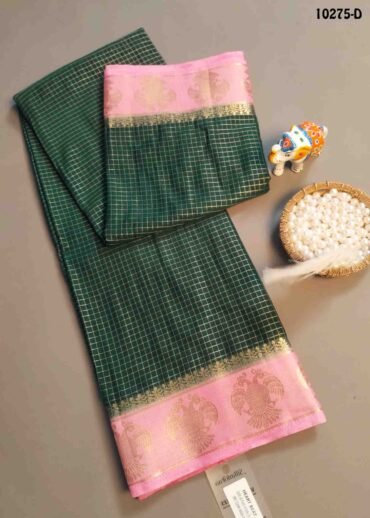 Vanitha -10275-D  DarkGreen Color Traditional Crepe Silk Saree CM1475739 (RR1D)