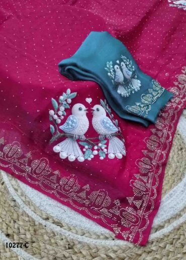 Sabana -10277-C  Pink Color Excellent Space Silk Saree CM1485069 (RR2E)