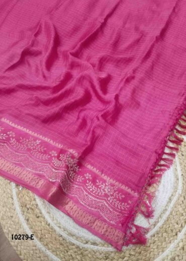 Megana -10279-E  Pink Color Trendy Moss Chiffon Saree CM1473881 (RR4C)