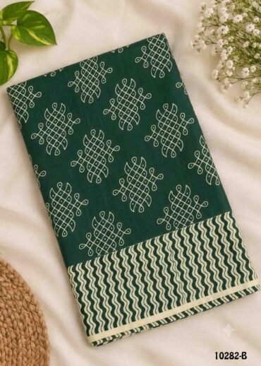 Brinda -10282-B Green Color Soft Pure Cotton CM1487975 (RR6B)