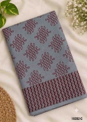 Brinda -10282-G  Grey Color Soft Pure Cotton CM1487975 (RR6B)
