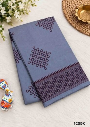 Banumathy -10283-C Grey Color Soft Pure Cotton CM1487975 (RR6B)