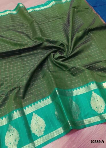 Rudhra -10289-A Green Color Traditional Chanderi Saree CM1487651 (RR6B)